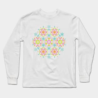 Colorful Flower of life Long Sleeve T-Shirt